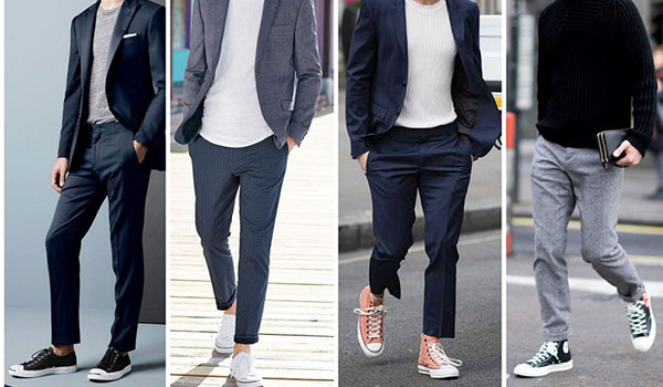 Mặc vest đi giày Converse để tạo nên phong cách không thể nhầm lẫn